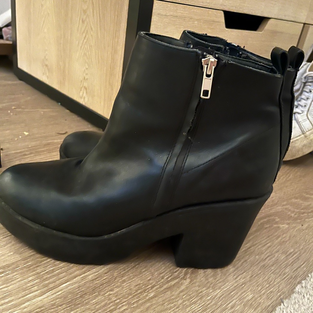 Black Booties Size 9